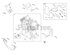 Briggs & Stratton 386447-0439-G1 - Briggs & Stratton Horizontal Engine Cylinder Group