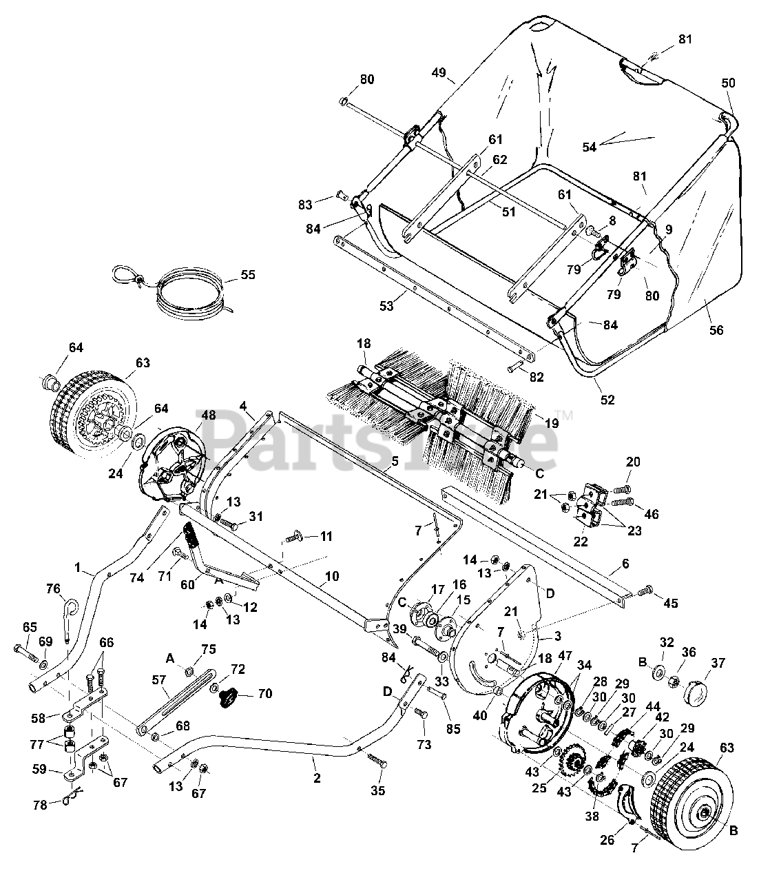 Husqvarna 953525801 Husqvarna 32" Towbehind Sweeper (200301