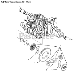 Toro 72115 (270-H) - Toro Lawn & Garden Tractor (SN: 099000001 - 099999999) (1999) Differential Gear