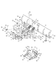 Cub Cadet 229 (39A-229-100) - Cub Cadet Snow Blade Manual Angle