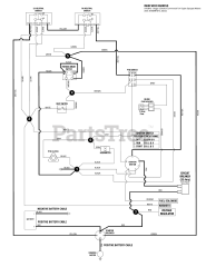 Snapper Pro S 50XT (5900959) - Snapper Pro S50XT Series 48" Zero-Turn Mower, 27hp Briggs & Stratton Electrical Schematic - Cranking Circuit - B&amp;S S/N: 2016499707 &amp; Above