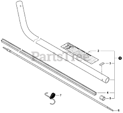 Shindaiwa 66010 (99922205146) - Shindaiwa Edger Attachment (SN: U03500001001 - U03500999999)