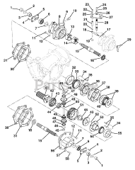 Gravely 985117 - Gravely Walk-Behind 2-Wheel Tractor, 13.5hp Robin Subaru, Electric Start (SN: 000101 & Above) Swiftamatic Differential - 4 Speed