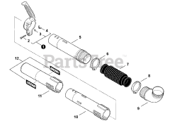 Echo PB-755 SH - Echo Backpack Blower (SN: P04311001001 - P04311999999)