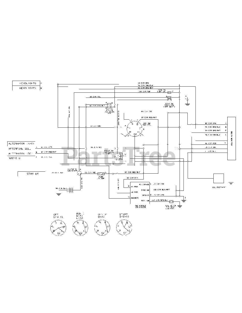 Cub Cadet LTX 1040 (13WX90AS056) Cub Cadet 42" Lawn Tractor (2011
