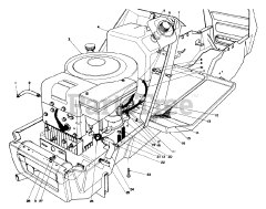 Toro 57356 (11-42) - Toro Lawn Tractor (SN: 008000001 - 008999999) (1978)