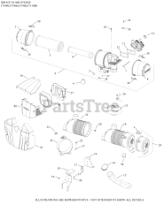 Kohler CV960-2002 - Kohler Command PRO Engine, Basic Version, 36hp, 26.9kW 10 Air Intake