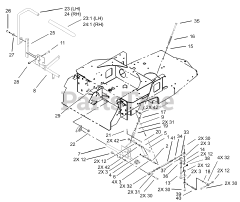 Toro 74801 (18-52 ZX) - Toro 52" TimeCutter Zero-Turn Mower (SN: 230000001 - 230999999) (2003) Motion Control Assembly
