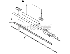 Echo PPF-225 - Echo Pole Saw (SN: E03214001001 - E03214999999) Main Pipe
