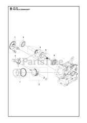 Husqvarna 587981302 (587981304) - Husqvarna Engine PISTON &amp; CRANKSHAFT
