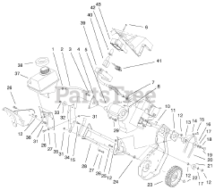 Toro 38405 (CCR 1000) - Toro Snow Thrower (SN: 200000001 - 200999999) (2000) Engine Gas Tank Assembly