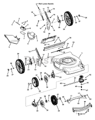 Murray NMP 22675 HW (7800243) - Murray 22" Walk-Behind Mower (2008)