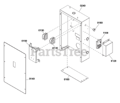 Briggs & Stratton 076131-04 - Briggs & Stratton 35kW Liquid Cooled Home Standby Generator Control Box Group