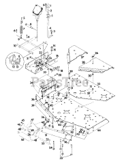 Gravely 40253 - Gravely 60" Deck for 4-Wheel Tractor MOWER DECK ASSEMBLY