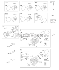Briggs & Stratton 356447-0075-G1 - Briggs & Stratton Horizontal Engine Cylinder Head, Valves, Valve Covers