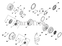 Kohler K181-30335 - Kohler K-Series Engine, Made for John Deere, 8hp, 6kW Flywheel 13-2-113 TP-2045-B