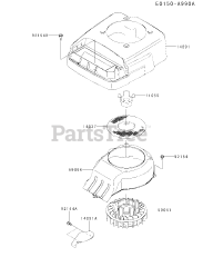 Kawasaki FJ180V-AM75 - Kawasaki Engine COOLING-EQUIPMENT