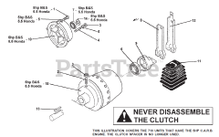 BCS America 710 - BCS America Two-Wheeled Tractor Clutch (SN: 102479 - 116637)