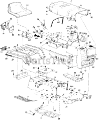 MTD 13675-7 - MTD Lawn Tractor (1987)