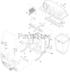 Exmark 135-2604 - Exmark Radius Ultra Vac Bagger (SN: 413950474 - 416150474) (Rev A) (2023)