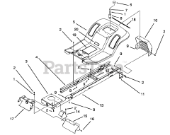Toro 71184 (12-38 XL) - Toro Lawn Tractor (SN: 059000001 - 059100000) (1995)