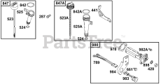 Briggs & Stratton 133232-1126-E1 - Briggs & Stratton Horizontal Engine Oil Group