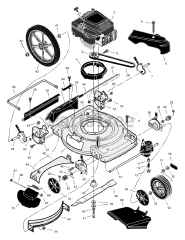 Yard King 229610x89C - Yard King 22" Walk-Behind Mower (2002) Mower Housing Assembly