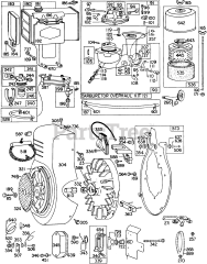 Briggs & Stratton 325431-0148-XX - Briggs & Stratton Horizontal Engine