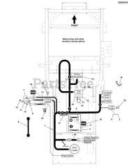 Ferris IS 700Z (5901225) - Ferris IS700Z Series 61" Zero-Turn Mower, 24hp Kawasaki, Side-Discharge Electrical Group S/N: 2017612395 &amp; Above