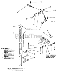 Simplicity 7010 (1690334) - Simplicity 42" Garden Tractor, 10hp Lift Lever &amp; Cable Group (7010 &amp; 7016)