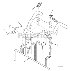 Scag SW32-16FS - Scag 32" Walk-Behind Mower, 16hp Kawasaki (SN: F1200001 - F1299999) Instrumental Panel