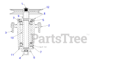 Cub Cadet ZTX4-60 KH FAB (47RSAAA8010) - Cub Cadet Ultima 60" Zero-Turn Mower, Fab Deck, Kohler (2021) Spindle