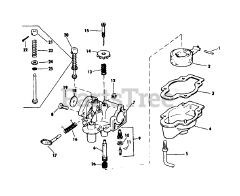 Lawn-Boy 5501 - Lawn-Boy Walk-Behind Mower (SN: 300000001 - 399999999) (1973) Carburetor 7