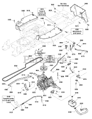 Massey Ferguson MF 2700 (2691304-00) - Massey Ferguson 50" Lawn Tractor, 25hp Transmission Group - Tuff Torq K66AP