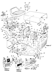 Lawn Champ 1050 (UP537) - Lawn Champ Lawn Tractor (1989) (Aircap Industries)