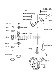 Kawasaki FE290D-CS02 - Kawasaki Engine VALVE/CAMSHAFT