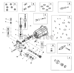 Snapper 020797-00 - Snapper 3,400 PSI Pressure Washer Pump (316932)