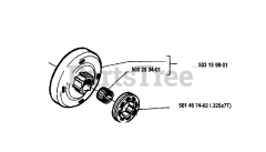 Husqvarna 45 - Husqvarna Chainsaw (1988-02) Clutch Drum