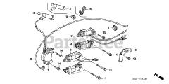 Honda GX390 U1 VXE4 (GCANK) - Honda Engine, Made in Japan (SN: GCANK-1000001 - GCANK-9999999) IGNITION COIL (1)