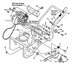 Echo ST-4500 - Echo Snow Thrower (SN: 5001018329934 - 5001171329934)