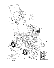 Yard Machines 11A-031A700 - Yard Machines Walk-Behind Mower (1997)