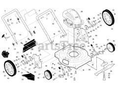 Murray 22P55H10X8A (96117001504) - Murray 22" Walk-Behind Mower (2010)