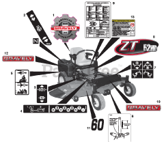 Gravely 991101 (ZT 60 HD) - Gravely 60