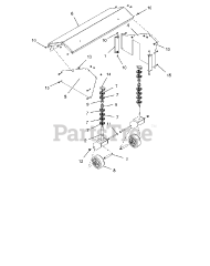 Ariens 921025 - Ariens 28" Power Brush, Subaru (SN: 055000 - 055999)