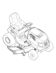 Craftsman 247.288852 (13AL78ST099) - Craftsman Lawn Tractor (2012) (Sears)