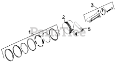 Cub Cadet 1712 (145-782-100) - Cub Cadet Garden Tractor Piston &amp; Connecting Rod