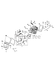 MTD 270-JU - MTD Engine 270-JU Cylinder Head
