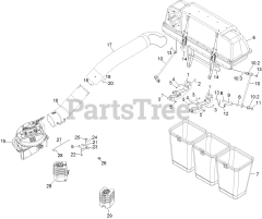 Exmark 126-8680 - Exmark Ultra Vac Bagger for Lazer Z-Series, Diesel (SN: 413950474 - 416150474) (Rev A) (2023)