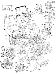 Yard-Man 128-166B401 - Yard-Man Walk-Behind Mower (1988)
