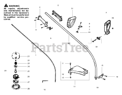Poulan Pro 112 - Poulan Pro String Trimmer Handle &amp; Shaft Assy.